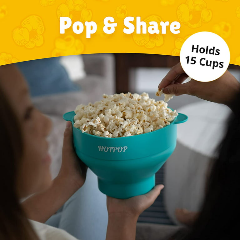 Microwave Popcorn Maker Silicone Popcorn Bowl Collapsible