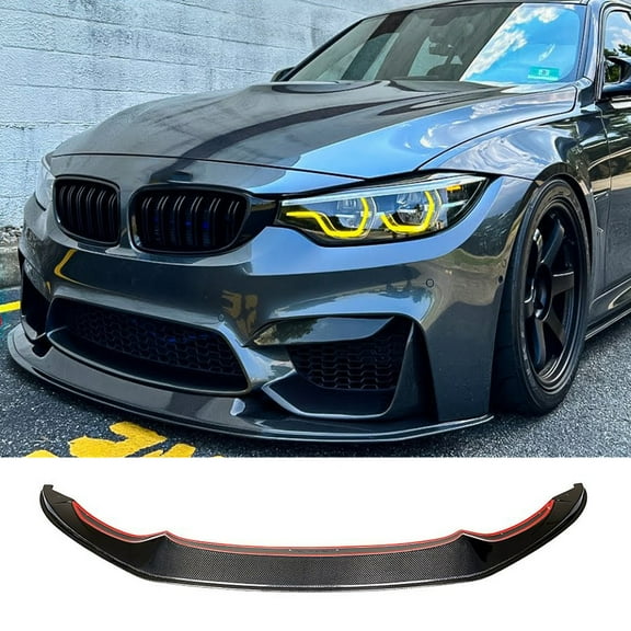 Carbon Fiber Front Bumper Lip Fits For BMW F80 M3 F82 F83 M4 2014-2018