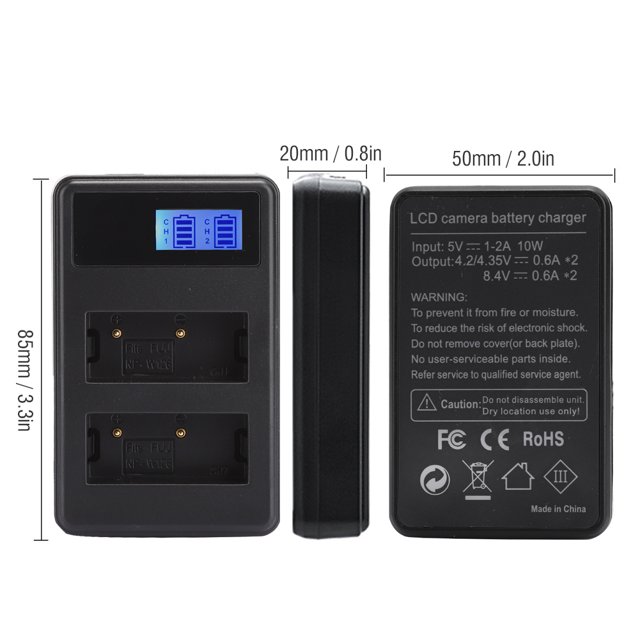 Para SEIVI NP W126 Cargador De Batería Para Cámara Portátil Carga LCD Pantalla De Cantidad Eléctrica Doble Ranura Para Fuji Xt-10 Xt10 X T20 X A10 X100F XP B2D0