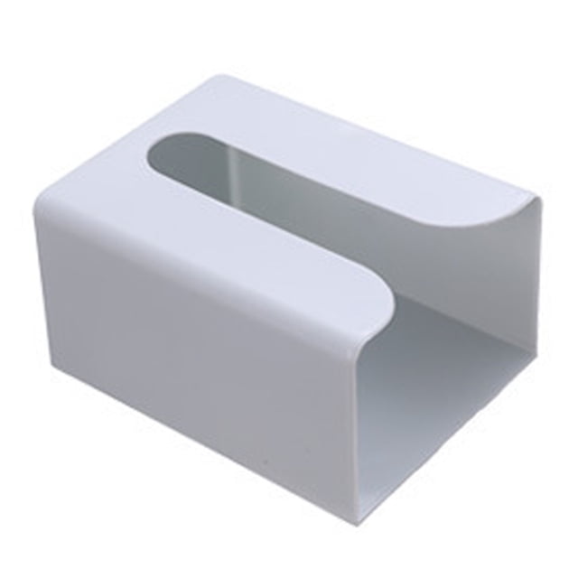 Pequeña caja de pañuelos autoadhesiva para montar en la pared, adecuada para baño, dormitorio y sala de estar