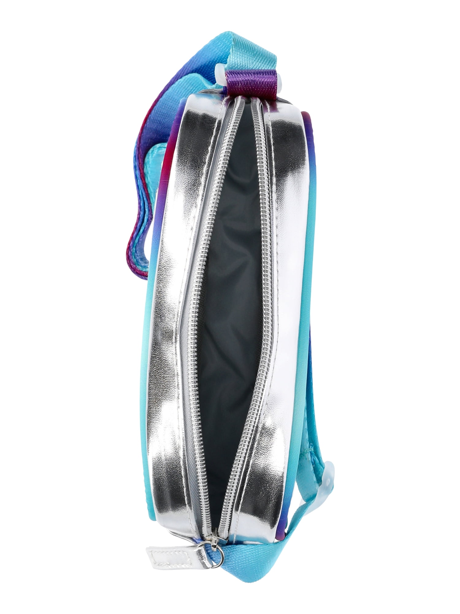 Wonder Nation Kids Patchwork Crossbody Bag, Silver