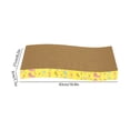 thumbnail image 3 of HCBY Cat Scratcher, 16.9x8.2x1.1in Thickened Corrugated Cardboard Pad, Reversible Durable Scratch Lounge, Multi-Functional Mat for Indoor Cats, 3 of 6