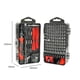 thumbnail image 3 of Juego de destornilladores Torx con punta hexagonal 138 en 1, varilla de extensión, herramienta de reparación de teléfonos rojo Ehuebsd Para estrenar, 3 of 3
