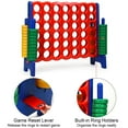 thumbnail image 5 of Gymax Jumbo 4-to-Score Game Set  4 in A Row Kids Adults w/ 42 Jumbo Rings, 5 of 5
