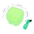 thumbnail image 4 of Unique Bargains 1 Set Braces Box Lightweight Braces Storage Box Clear Green, 4 of 5