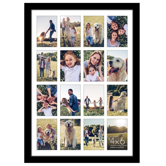 Americanflat 4x6 Collage Picture Frame with Polis