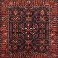 thumbnail image 1 of Ahgly Tapis d'Intérieur Carré Traditionnel Safran Rouge Persan, 5 Pieds Carré, 1 of 6