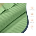 thumbnail image 3 of SGI Bedding Egyptian Cotton Top Split Sheet Set Stripe Adjustable Bed 34" Split Head Cal King 600 TC 15" Deep Moss, 3 of 9