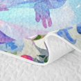 thumbnail image 5 of Erosebridal Colorful Cute Axolotl Twin Quilt Set,Watercolor Coral Twin Coverlet Set For Girls,2 Pieces, 5 of 7