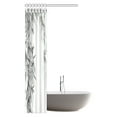 thumbnail image 3 of MYPOP Asian Decor Shower Curtain, Asian Wash Painting (sumi-e) Style Bamboo Forest Bathroom Set with Hooks, 36 X 72 Inches, 3 of 3