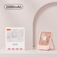 thumbnail image 1 of JISULIFE-ventilador de escritorio pequeño portátil, ventilador de mesa Ultra silencioso, recargable por USB, 4 velocidades, potente ventilador de viento para oficinas qym unisex, 1 of 2