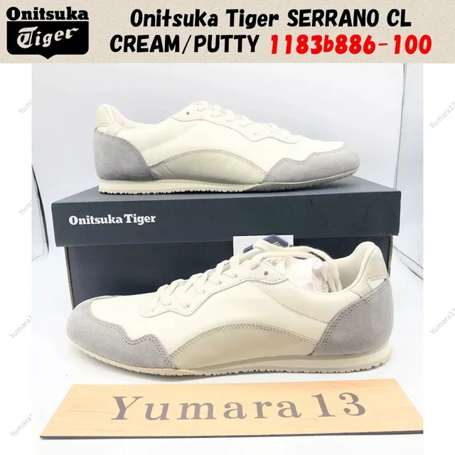 Onitsuka Tiger SERRANO CL CREAM/PUTTY 1183b886-100 Unisex Size
