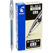 Pilot G-Tec-C Gel Rolling Ball Pens Micro Fine Point, Blue Ink, 2-Dozen (35489)