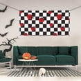 thumbnail image 2 of Sikiie Ladybugs Of Black And White Checkers Custom Banners and Signs Customize Outdoor, Personalized Banner with Logo Text for Party Birthday, Customized Banner Decoration-Medium, 2 of 8