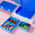 thumbnail image 7 of Loobuu Bento Box - Leakproof Bento Lunch Box with 6 Compartments Portions Lunchbox, BPA-Free Reusable on-The-Go Meal and Snack Packing Containers, 7 of 7