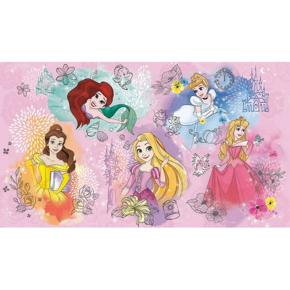Disney Princess Peel and Stick Mural