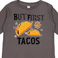 thumbnail image 4 of Inktastic But First Tacos Boys or Girls Long Sleeve Toddler T-Shirt, 4 of 5