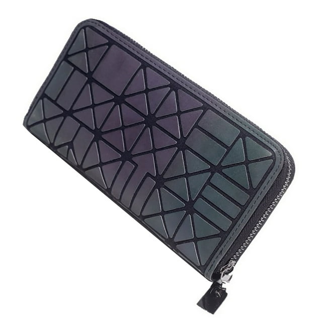 Coofit Zipper Wallet Glow in the Dark Fashion Creative Clutch Wallet Long Wallet