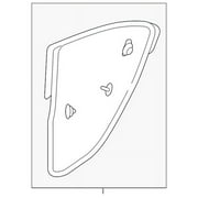 Genuine OE Honda Door Weather-Strip - 72850-T2A-A02 Fits select: 2013 HONDA ACCORD, 2014-2015 HONDA ACCORD EXL