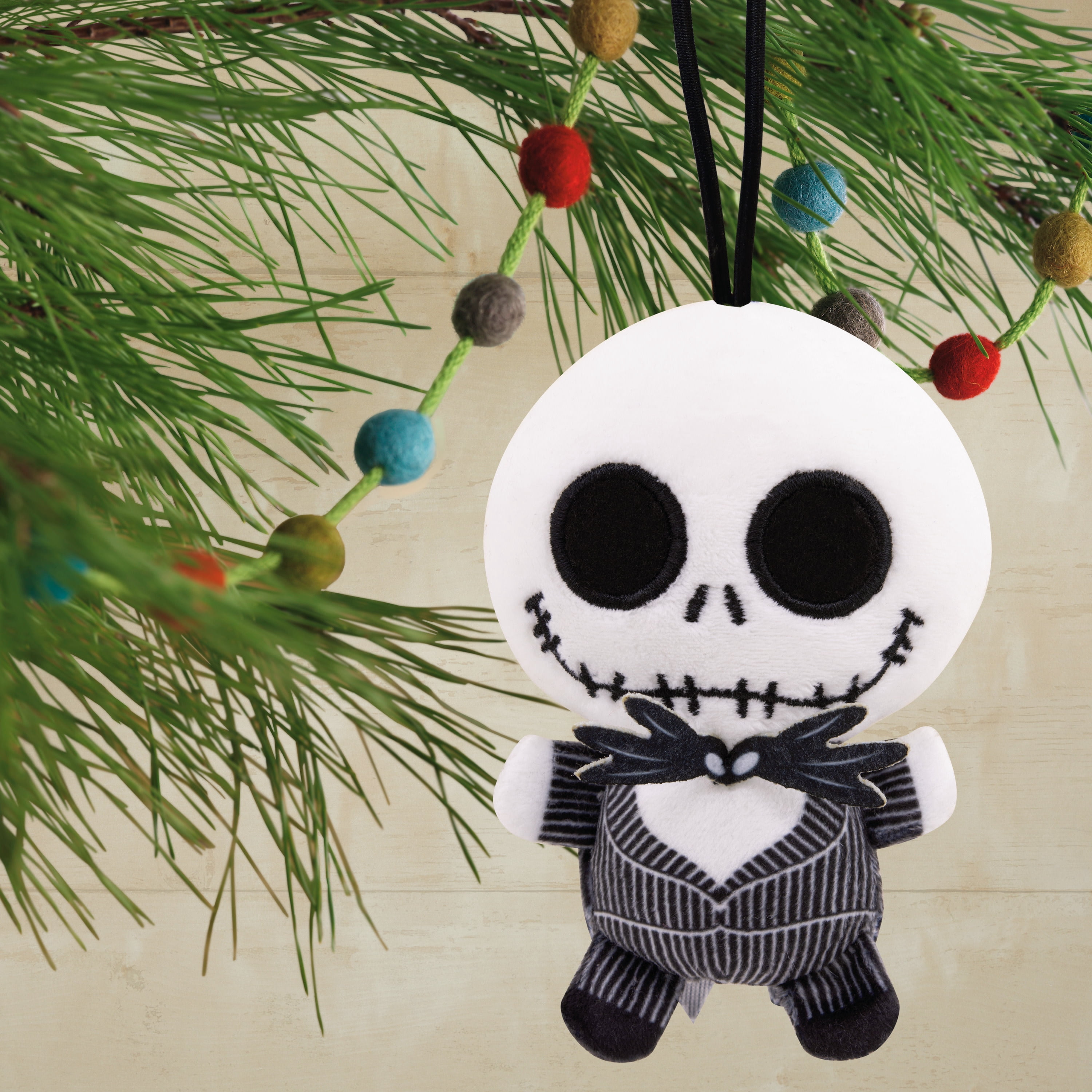 Hallmark Christmas Ornament (Jack Skellington, Plush Fabric), 1 Count