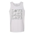 thumbnail image 2 of Wild Bobby, Anchor Wheels Love Lake Life, Men Graphic Tank Top, White, Large, 2 of 4