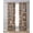 Brown Beige, variant on Brown Giraffe Sheer Curtains 45 Inch Length 2 Panels Set for Living Room/Bedroom, Wildlife Animals Farmhouse Wood Plank Kitchen Curtains Grommet Semi-Sheer Curtains Drapes Window Treatments 42"x45"x2