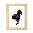 thumbnail image 1 of Animal Paper Break Shocks Horses Desktop Adorn Photo Frame Display Art Painting Wooden, 1 of 3