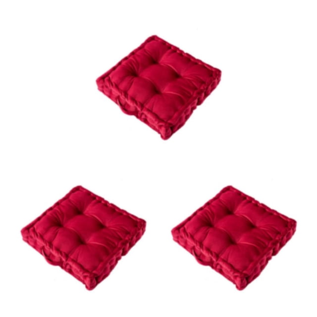 Matsuzay Cojín cuadrado para asiento, cojín para silla, alfombrilla para suelo de sofá, antideslizante, elástico, para oficina, balcón, Type1 NO1
