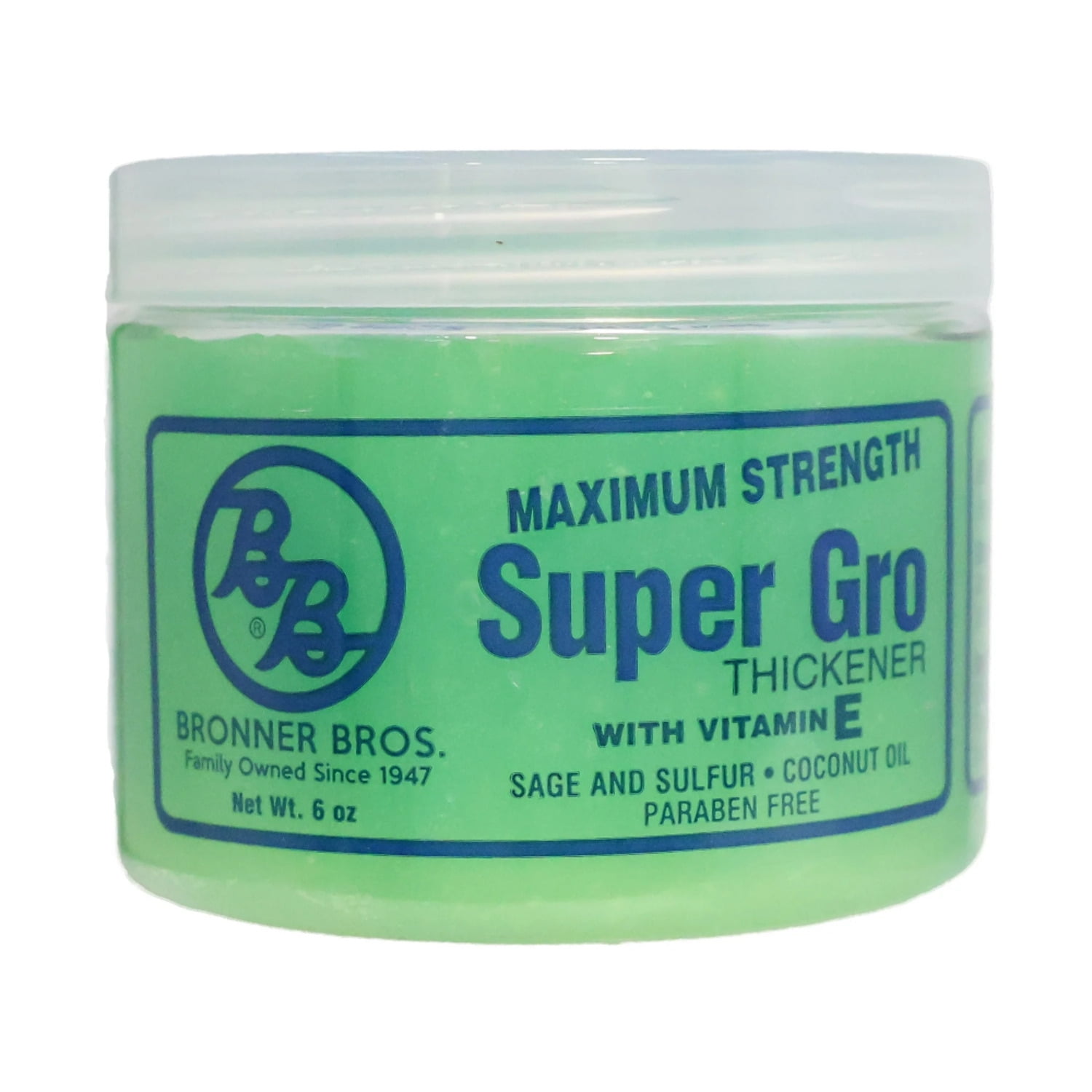 Bronner Brothers Super Gro Scalp Care Daily Conditioner with Coconut oil & Vitamin E, 6 oz