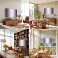 thumbnail image 6 of Indoor TV Cover for 43 Inch Flat Screen, Dark Purple Ombre Stretch Fabric Dust Proof TV Screen Protector, Purple White Gradient Modern Abstract Art Slipcover Monitor Cover for LED LCD Smart TVs, 6 of 9