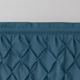 thumbnail image 3 of VCNY Home Carmen Navy Solid Color Rod Pocket Light-Filtering Curtain Valance, 60" x 20", 3 of 5