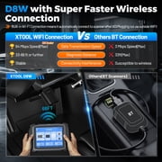 XTOOL D8W Wireless Bidirectional Scan Tool AI-Assisted OBD2 Scanner Diagnostic Tool with Topology Mapping, ECU Cod-ing, 42+ Resets, Crank Sensor Relearn, 3-Year Updates