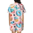 thumbnail image 3 of Xecao Cupcakes and Donuts print Swimsuit for women, Summer-ready, sporty style.Quick-dry fabric. Many sizes & colors., 3 of 9