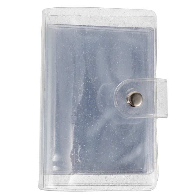 Álbum de fotos de PVC de 3 pulgadas, tarjeta de almacenamiento para postales, álbum de fotos, álbum de viaje, colección de tarjetas, libro pequeño para guardar postales
