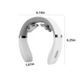 thumbnail image 3 of Cervical Neck Massager for Pain Relief, 10 Massage Modes, Electrode Discharge with 42°C Heating, USB Charging, for Home Office, 3 of 6