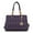 BM Dark Purple, variant on MKF Collection Sirna Women's Satchel Bag Signature Vegan LeatherShoulder Bag Handbag Purse By Mia K.