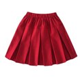 thumbnail image 5 of MEZZALL Girls Pleated Skirt For School Elastic Waist Casual Daily Wear Children A-Line Mini Skirt For Teen Girls Kids Breathable Skirts, 5 of 5