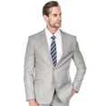 thumbnail image 2 of Porto Filo 3 Piece Silver Men's Slim Fit Suit, 2 of 3