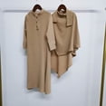 thumbnail image 2 of OGLCCG Girls Muslim Abaya Prayer Dress with Hijab 2pcs Solid Color Islamic Middle East Arab Dubai Dress Soft Ramadan Eid Clothes 4-12 Years, 2 of 8