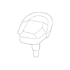 Genuine OE Mopar Tie Down Hook - 6BW92LC5AB