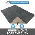 thumbnail image 4 of Drymate Cat Litter Trapping Mat, (Ridged Design), Traps Litter & Mess from Box, Soft on Kitty Paws -Absorbent/Waterproof/Urine-Proof- Machine Washable, Durable (20" x 28"), 4 of 9