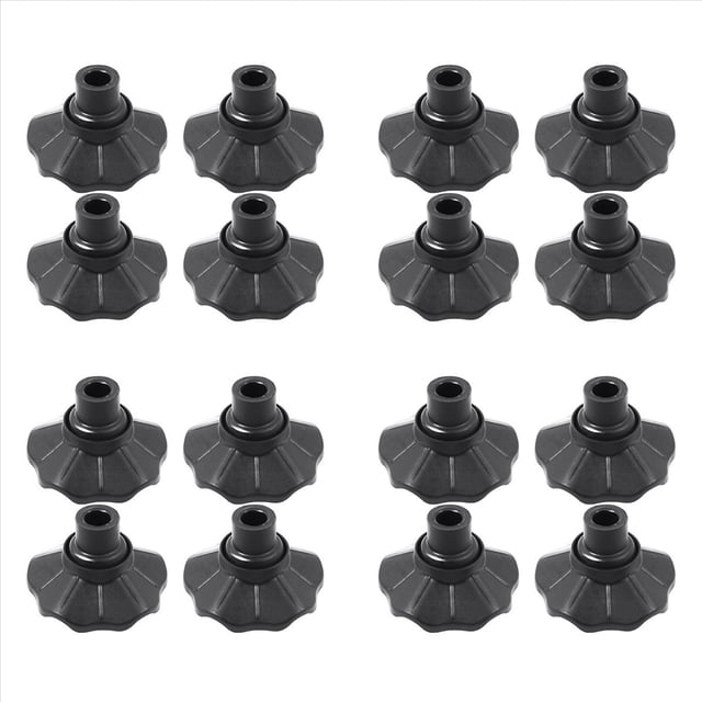 16 Uds. Tapa de Pierna para Taburete de Camping, Antideslizante para Base de Silla para Exteriores, Accesorio Ajustable para Silla de Pesca de 13Mm
