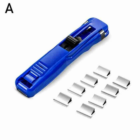 

Reusable Plastic+Metal Clip Push Clippers Latest Paper Organizing Stapler C8Q3