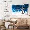 thumbnail image 5 of Elephant Stock Coral Reef Tree Wall Art - Horizontal Multi Panel Canvas - Living Room Wall Decor - Floral And Botanical Multi Panel - White And Turquoise Decor By Ashvin Harrison - 74" x 48", 5 of 8