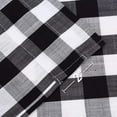 thumbnail image 1 of Volkmi 29CM Buffalo Check Rod Pocket Window Valance Home Decor Window Treatments, 1 of 2