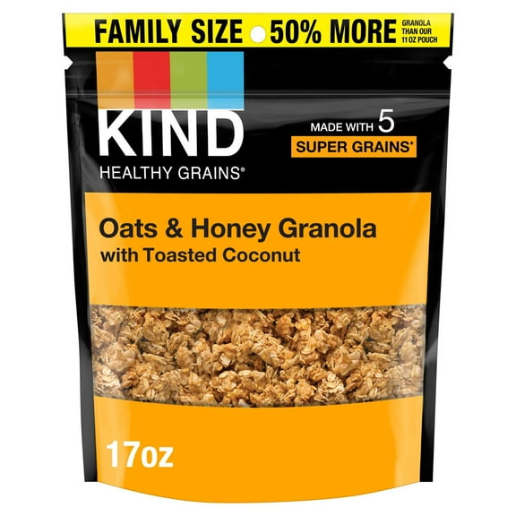 KIND Oats & Honey Clusters Granola - 17oz - Pack of 2