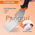 thumbnail image 3 of For Stainless Steel Paint Scraper Toolsrepairing Drywall Applying Putty, 3 of 4