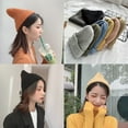 thumbnail image 2 of CoCopeanut Solid Unisex Beanie Musim Gugur Musim Dingin Rajutan Campuran Lembut Hangat Rajutan Topi Pria Wanita Skull Cap Topi Gorro Topi Ski 19 Warna beanies, 2 of 6