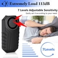 thumbnail image 3 of Bicycle Alarm Wireless Anti-Theft Security Alarm for Bike Motorcycle Car Mobility Scooter Vehicles Door Window, 3 of 5