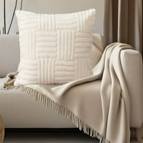 Luoshdecor Square Decorative Throw Pillow Covers,Soft Breathable Cosy，Rectangle Indoor Pillows Cover , for Couch Bed Hotel Home Decote